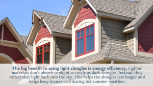 Dark and Light shingles