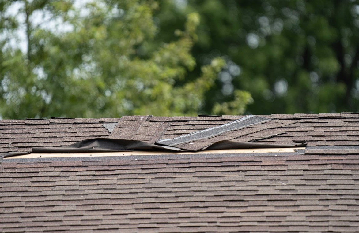 damaged roof