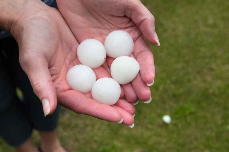 hail impact on roofs, Brookhaven