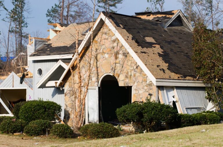 storm damage roof repair in Brookhaven, GA